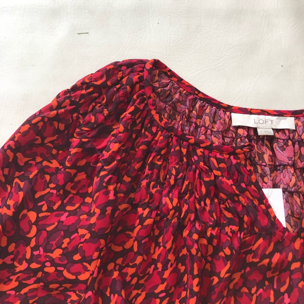 NWT Ann  Taylor Loft blouse M - Picture 3 of 8